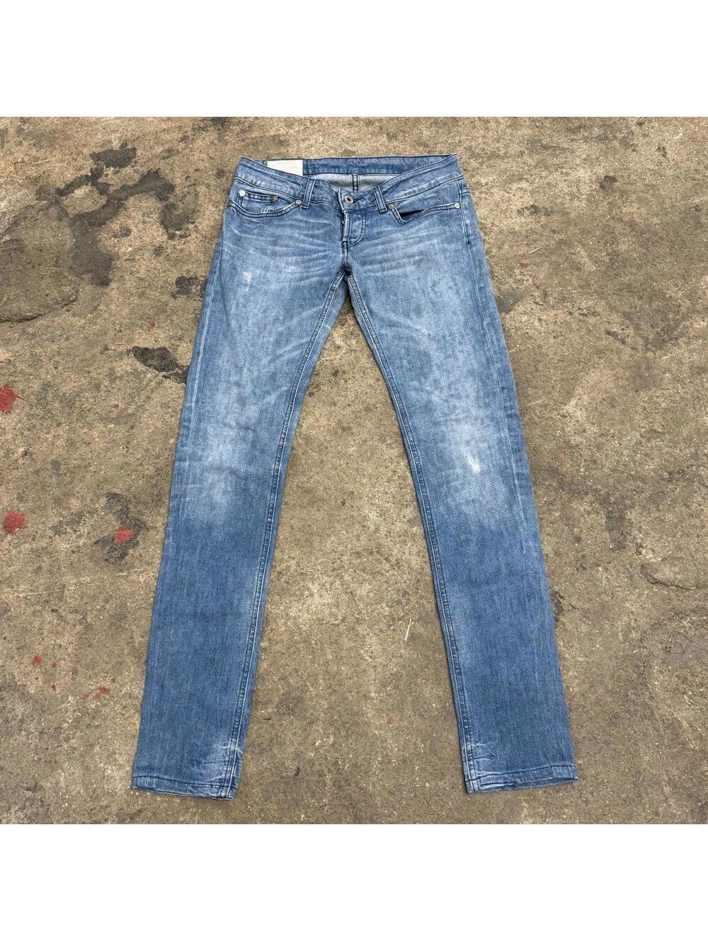 Vintage Y2K Dondup Super Low Rise Skinny Jeans S